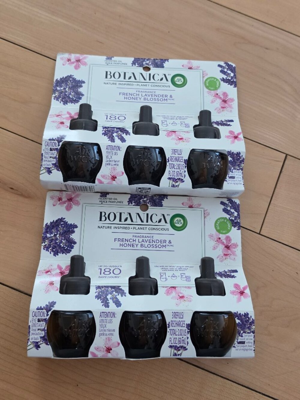 2 pk Air Wick Botanica Refill - French Lavander & Honey Blossom